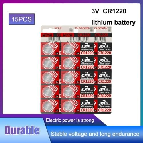 15PCS For maxell 100% Original CR1220 Button Cell Battery For Watch Car Remote Key cr 1220 ECR1220 GPCR1220 3v Lithium Battery