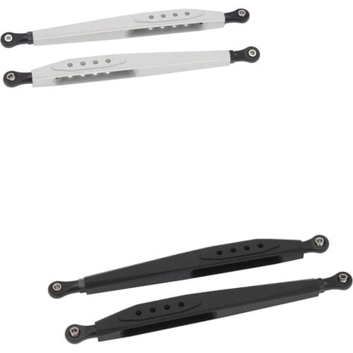 2Pcs Metal Rear Trailing Arm Swing Linkage Link Rod Pull Rod for AXIAL RBX10 Ryft 1/10 RC Crawler Upgrade Parts