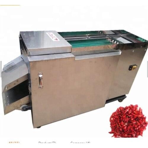 Automatic multi-function dry red pepper chilli washing seed cutter machine for chilli processing produce line