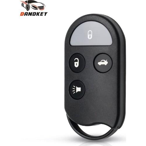 Dandkey Remote Key Shell Case Fob 4 Buttons Fit For Nissan Maxima I30 QX4 A32 A33 Blank Auto Replacement Keyless Car Key Cover