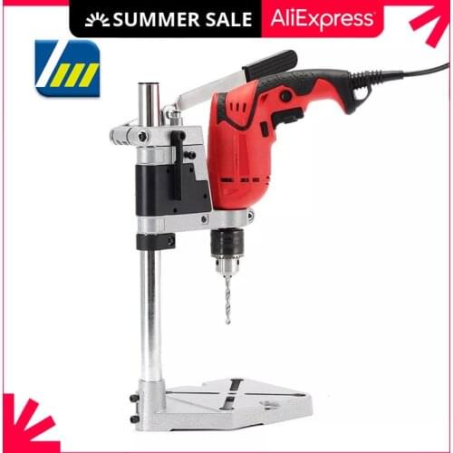 Electric Drill Bracket 400mm Drilling Holder Grinder Rack Stand Clamp Bench Press Stand Clamp Grinder for Woodworking Tools