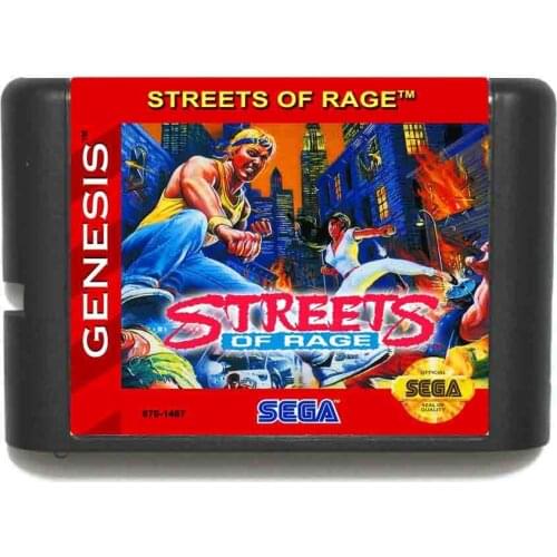 Hottest Streets Of Rage 16 bit MD Game Card For Sega Mega Drive For Genesis