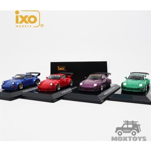 IXO 1:43 RWB 964/993 Blue / Red /Green /Purple Resin Model Car
