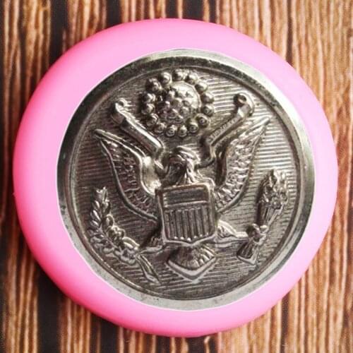 Button Silicone Molds American Eagle Crest Button Fondant Cake Decorating Tools Candy Polymer Clay Chocolate Gumpaste Moulds