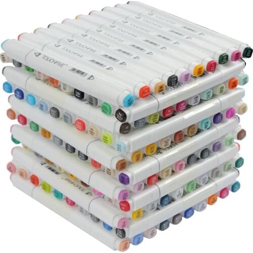 Custom colors sketch art Supplies mark pen Alcohol Marker pen soluble pen cartoon graffiti markers for designers markers