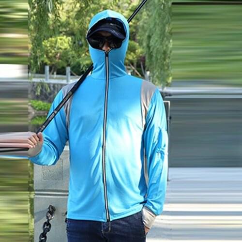 Fishing Clothes Anti-uv Outdoor Quick Drying Ventilation Sunscreen Long-sleeved Fishing Suits Cycling Fishing Jerseys Dropship