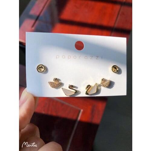 S925 Silver Ear Needle Stud Earrings Minimalist Fresh Mother Shell Sets With ECO Brass14k Gold Jewelry for Women HYACINTH 3pairs