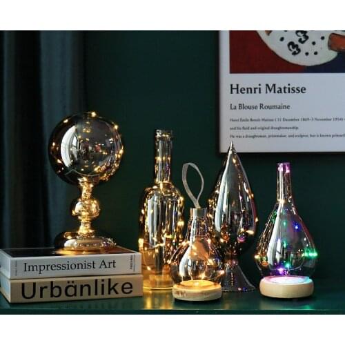 Nordic Porch TV Cabinet Wine Cooler Wish Bottle Romantic Decorative Bedroom Room Creative Decoration Home Decor