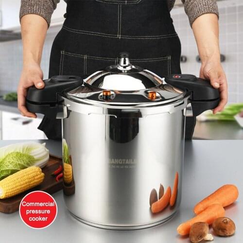 Pressure cooker stainless steel commercial soup pot stew kitchen cooking pot steamer pot Hotel restaurant large capacity pot