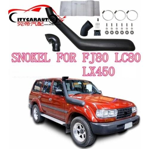 CITYCARAUTO AIRFLOW AUTO SNORKEL FOR LANDCRUISER 4500 80 SERIES (ALL MODELS)LC80 FJ80 LX450 Air Intake pipe manifold Kit Set