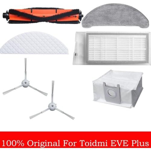 100% Original ROIDMI EVE Plus Vacuum Cleaner Parts Dust Bag Disposable Wipes Repetitive Wipes Accessories