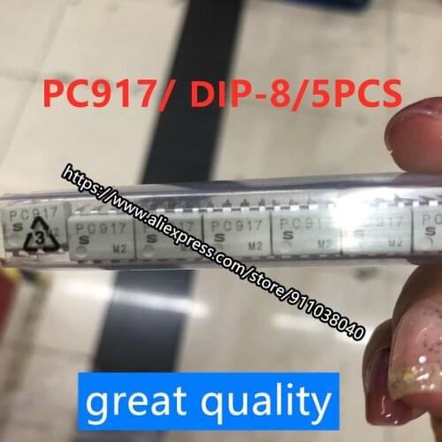 5pcs/lot Photocoupler PC917 DIP-8 in-line brand new imported original