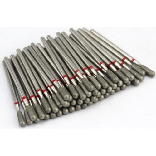 50pcs/Set Diamond Milling Cutter For Manicure Nail Drill Bit Electric Machine Files Cuticle Remove Burr Nail Art Tools Accessory