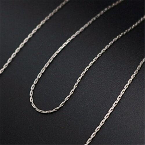 WKOUD 10m (32ft) 1mm Silver Color Encrypted Bamboo Chain Fringe Chain DIY Manual Necklace Bracelet Alloy Jewelry Accessories