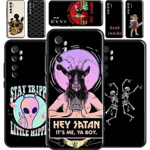 Pastel Goth Occult Gothic Skull Aesthetic Case For POCO M3 Pro F3 POCO X3 Pro Cover For Xiaomi Mi 11 Ultra 10T Pro Note 10 Lite