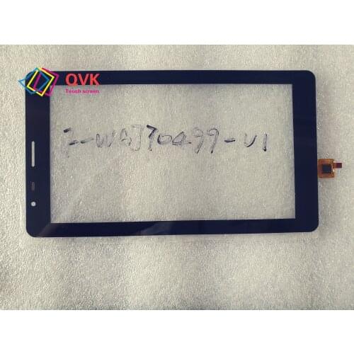 Black touch screen 7 inch P/N F-WGJ70499-V1 Capacitive touch screen panel repair replacement parts free shipping