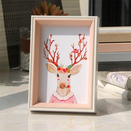 Table Decoration Resin Photo Frame Cute Picture Frame Porta Retrato Frames for Pictures Wall Cuadros Para El Hogar Wall Ornament