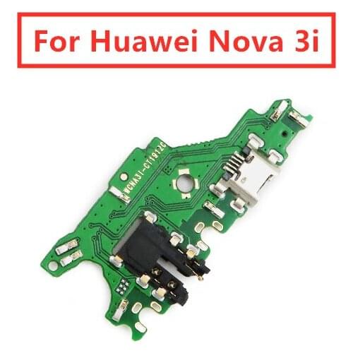 For Huawei Nova 3i USB Charger Port Dock Connector PCB Board Ribbon Flex Cable Charging Port Component Replacement Spare P