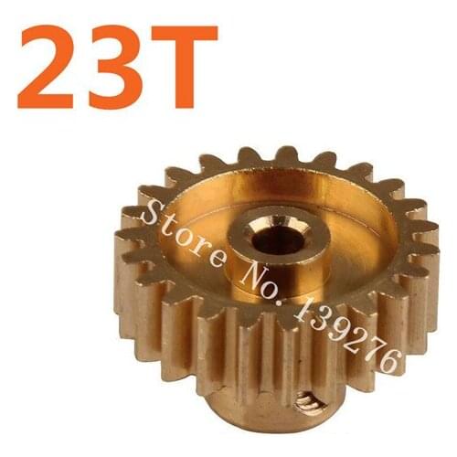 HSP Baja Parts 11173 Motor Gear 23T Metal Brass Pinion Copper For 1/10 Electric RC Drift Car XEME Flying Fish Hobby