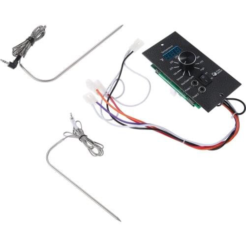 Digital Thermostat Control Board Kit with 2Pcs Meat Probes for Traeger Wood Pellet Grills # BAC365 TAILGATER JUNIOR