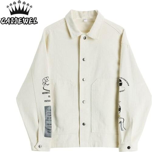 Jackets for Women Denim 2021 Autumn Streetwear Baggy Long Sleeves Harajuku Jean Outwear Ladies Fashion TOP Casual Clothes Coats