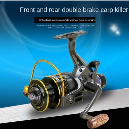 MG3000 Fishing Spinning Reel Metal Spool 5.0:1 Ball Bearings Carp Fishing Reel Metal Line Cup Sea Tackle