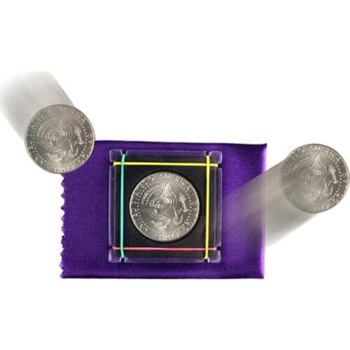 Coin Escape Magic Tricks Coin Flight For Kids Beginner Magicians Fantastic Coin Disappearing Magic Props E3037