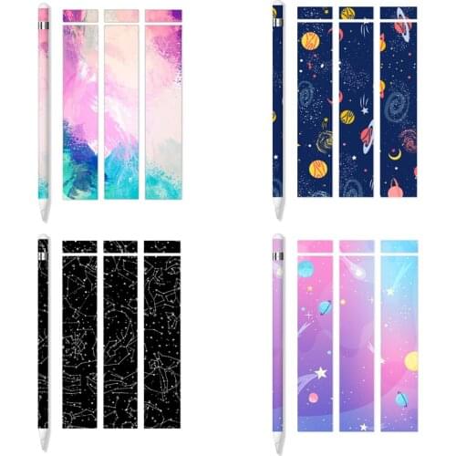 Cute For Apple Pencil 1 Stickers Scratchproof Ultra Thin Painted Sticker Skin Touch Stylus Pen Sticker Non-Slip Protective Paper