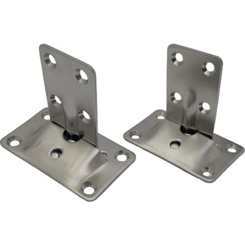 Marine Stainless Steel Table Bracket Set Removable Accessories Hardware