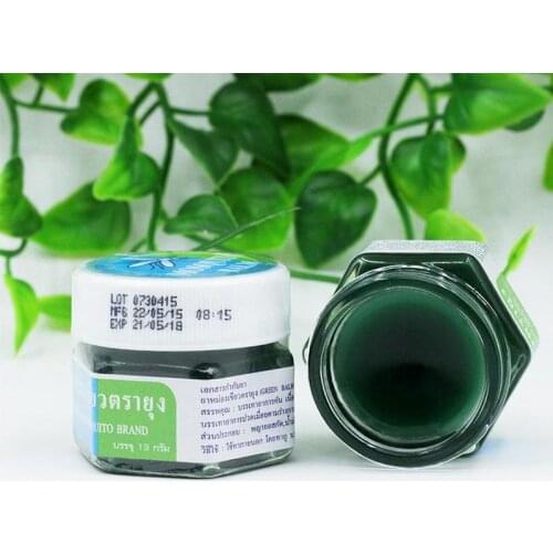 New Thailand Grass Paste Wormwood Paste Universal Repellent Itch Relieving Wind Cooling Cream Anti-Mosquito Oil Motion Sickness