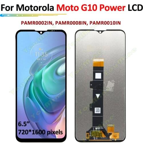 Original Display For Motorola Moto G10 Power LCD PAMR0002IN Display Touch Screen Digitizer Glass Panel For Moto G10power LCD