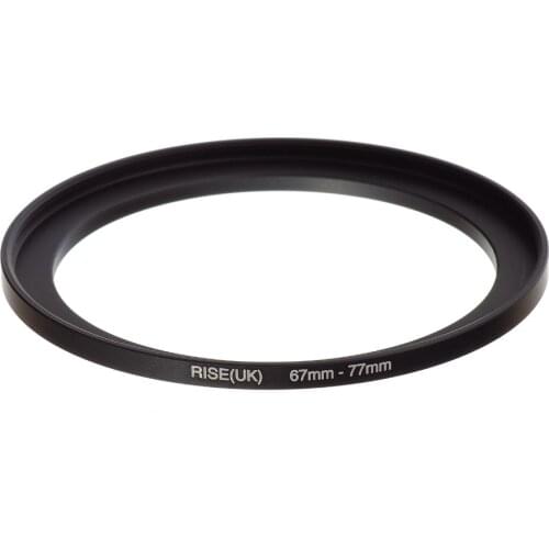 Original RISE(UK) 67mm-77mm 67-77mm 67 to 77 Step Up Ring Filter Adapter black