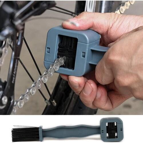 Portable Bicycle Chain Clean Brush Plastic Gear Grunge Brush Mtb Mountain Bike Machine Washer Brush Scrubber Cycling Clean Tool