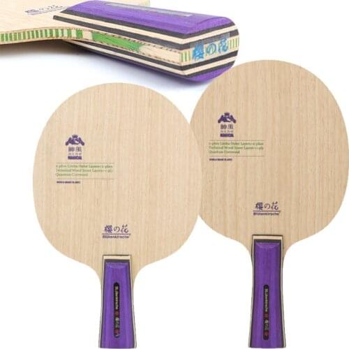 1 PC Table Tennis Racket Bottom Plate Ping-pong Bottom Plate Short Handle / Pen-hold Shockproof Blade Paddle Table Tennis Racket