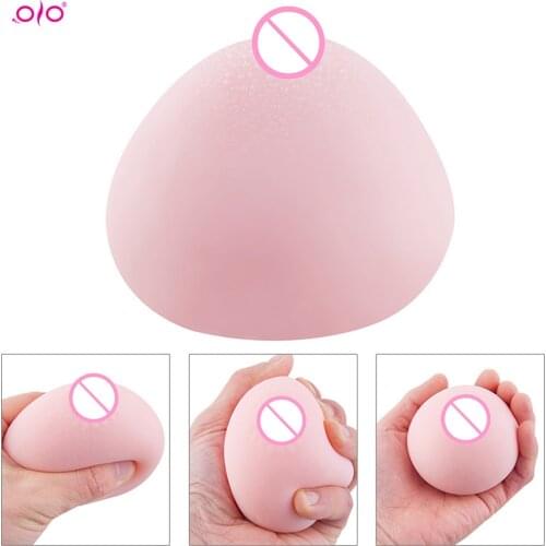 Realistic Shemale Fake boobs false breast forms crossdresser boobs silicone adhesive breast tits For drag queen Crossdresser