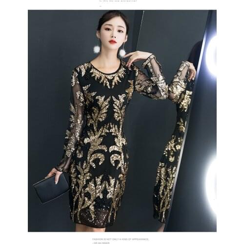 Luxury women dress crystal Sequins embroidery lace Geometric Heavy beads sexy blusas camisa Clubs Hollow dress2021
