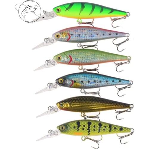 With Sharp Hook 6Colors10cm/10g Artificial 3D Simulation Eyes ABS Plastic Hard Bait Bass Bionic Bait Waterproof