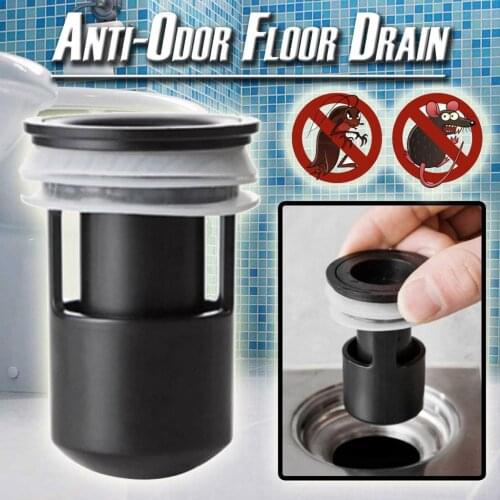 New Bath Shower Floor Strainer Plug Trap Siphon Sink Kitchen Bathroom Water Drain Filter Anti-Odor Insect Prevention Deodorant