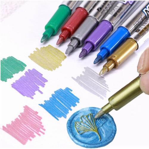 Sealing Wax Stamp Mark Pen Graffiti Waxing Color Markers DIY Art Decor Fire Paint Seal Special Tracing Line Pens Handcraft Tools
