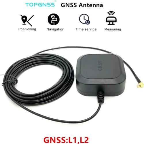 High precision GPS antenna GNSS antenna,RTK GPS antenna,UAV-UGV High precision gain For ZED-F9P ANN-MB-00 RTK antenna BEIDOU MCX