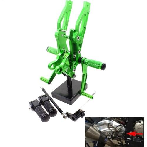 CNC Piede Del Motociclo Pioli Resto Pedali Pedane Posteriore For Honda Honda Grom MSX125 MSX 125 2012 2013 2014 2015