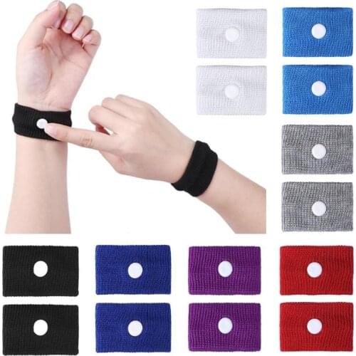 2pcs Adult Travel Morning Sickness Wrist Bands Anti Nausea Motion Sickness Car Boat Plane Wristband Wrist Support Dropshiping