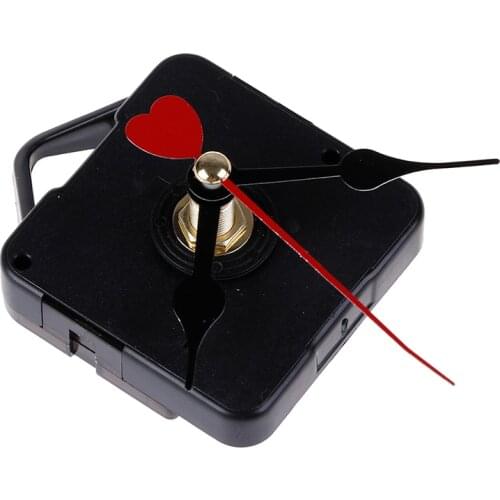 2020 New Arrival High Quality Red Heart Hands Diy Quartz Wall Clock Movement Mechanism Repair Parts Dropshipping