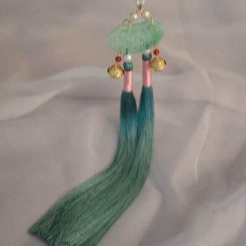 2021 brooch female accessories classical chinese style restoring ancient ways cheongsam pressure ancient hanfu tassel pendant