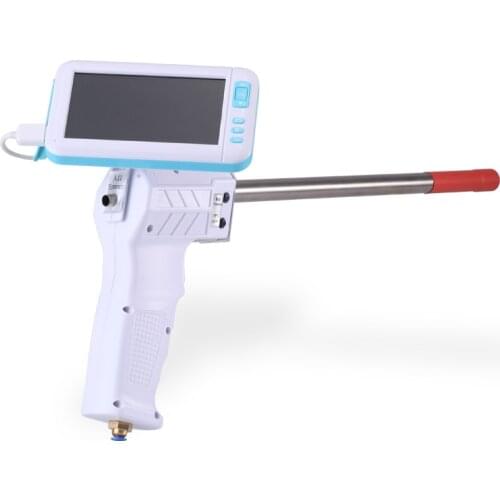 4.3 Inch Handheld Endoscope Camera CMOS Borescope Visual Microscope for Cattle Insemination