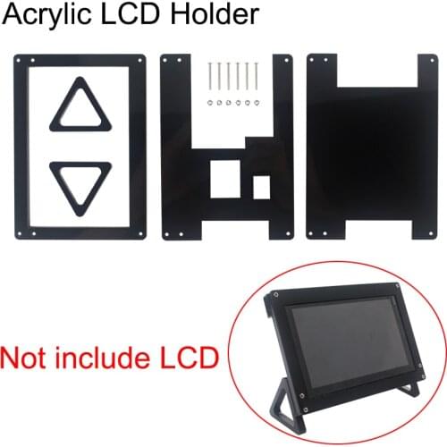 Acrylic Holder of Designated Raspberry Pi 5 inch Touch Screen LCD Support Case ( not for other LCD )
