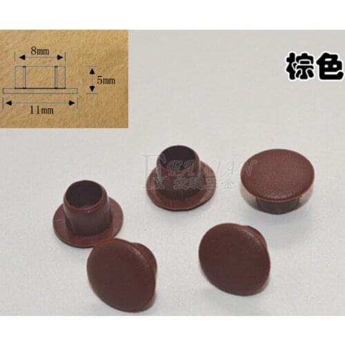 Furniture accessories connecting hole plug three in one hole pipe plug cover screw cover plastic cover 8mm