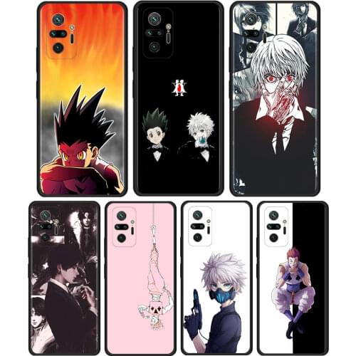 Anime Hunter X Hunter Cover For Xiaomi Redmi Note 9S 9 8 9T 7 8T 10 Pro Max 5G TPU Cell Phone Case Black Soft Shell Coque Capa