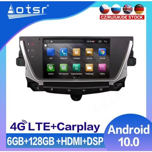 For Cadillac XT5 2015 + Android 10.0 Radio Navigation 6GB+128GB Multimedia Player Touch Screen DVD Video GPS Unit Stereo Carplay