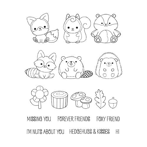 Forever friend Transparent Clear Silicone Stamp/Seal for DIY scrapbooking/photo album Decorative clear stamp sheets A1509